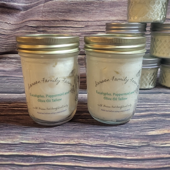 Larsen Family Farm Eucalyptus&Peppermint Whipped Tallow - Picture 4 of 5